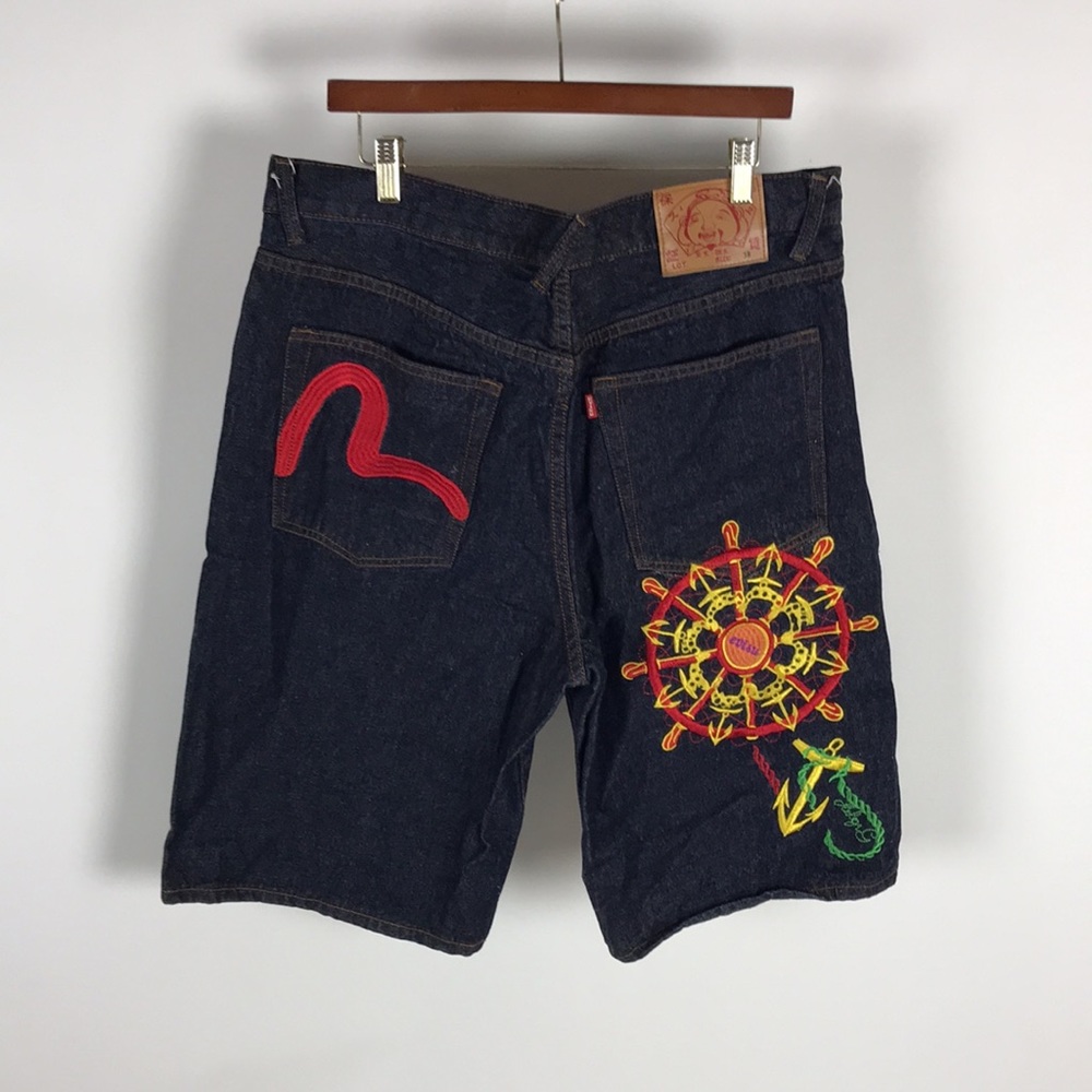 Evisu Jean shorts men’s size 38
